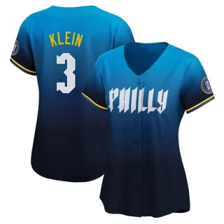 Limited Women's Chuck Klein Philadelphia Phillies 2024 City Connect Jersey - Blue