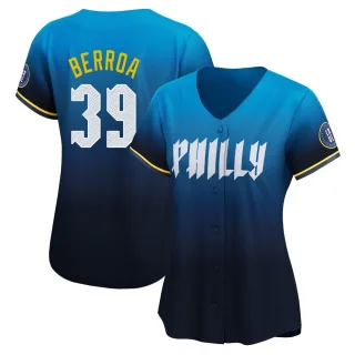Limited Women's Steward Berroa Philadelphia Phillies 2024 City Connect Jersey - Blue
