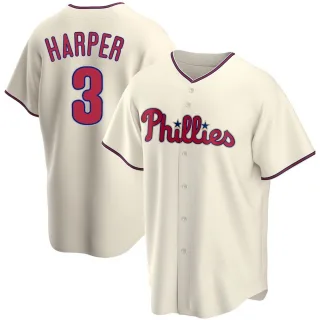 Replica Youth Bryce Harper Philadelphia Phillies Alternate Jersey - Cream